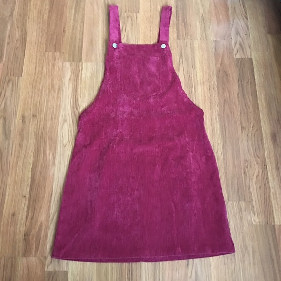 shein bib pocket front overall dress